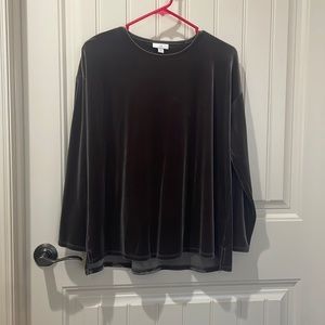 J Jill Smokey brown shirt/runs big